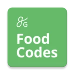 gg food codes android application logo